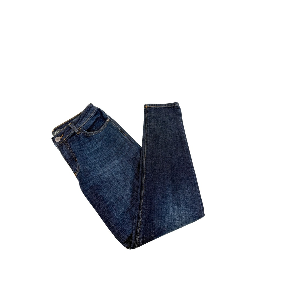 Lee Jeans Women 6M Dark Wash Slim Fit Skinny Leg Mid Rise Denim Pants
